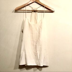 Tibi | silk tank, off white/ ivory